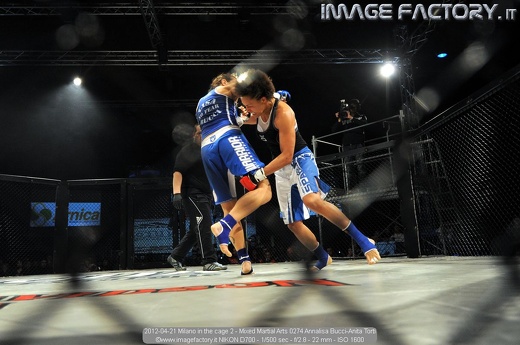2012-04-21 Milano in the cage 2 - Mixed Martial Arts 0274 Annalisa Bucci-Anita Torti
